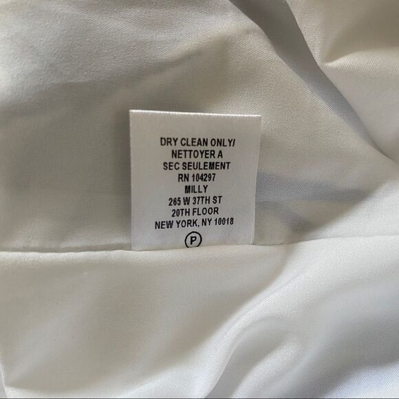 Milly Brushstroke Isadora Cobalt  V-Neck Dress Sz 2 - Picture 8 of 8